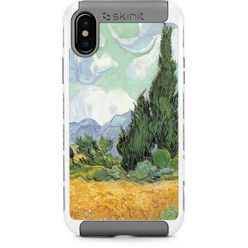van Gogh - Wheatfield with Cypresses by Van Gogh iPhone Cases